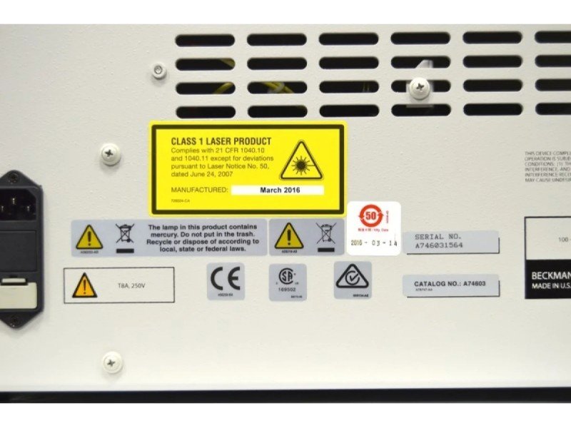 Beckman Coulter PA 800 plus Pharmaceutical Analysis System w/ PDA Detector