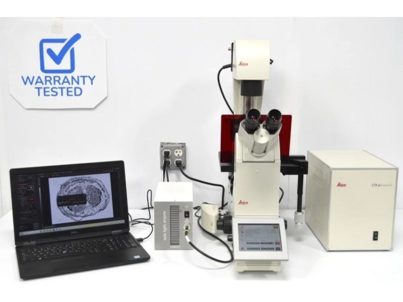 Leica DMi8 Inverted LED Fluorescence Motorized Microscope (New Filters) Leica DMi8 Inverted LED Fluorescence Motorized Microscope (New Filters)