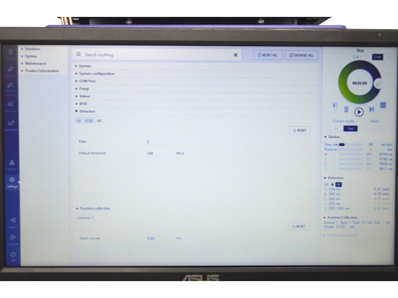 Advion Interchim PuriFlash 5.250 Preparative Flash Chromatography System