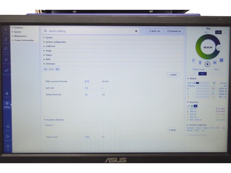 Advion Interchim PuriFlash 5.250 Preparative Flash Chromatography System