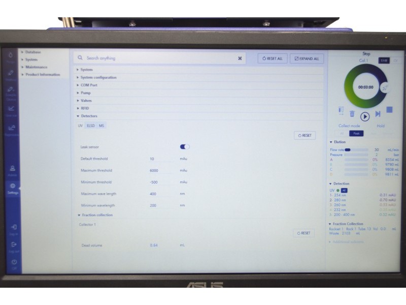 Advion Interchim PuriFlash 5.250 Preparative Flash Chromatography System