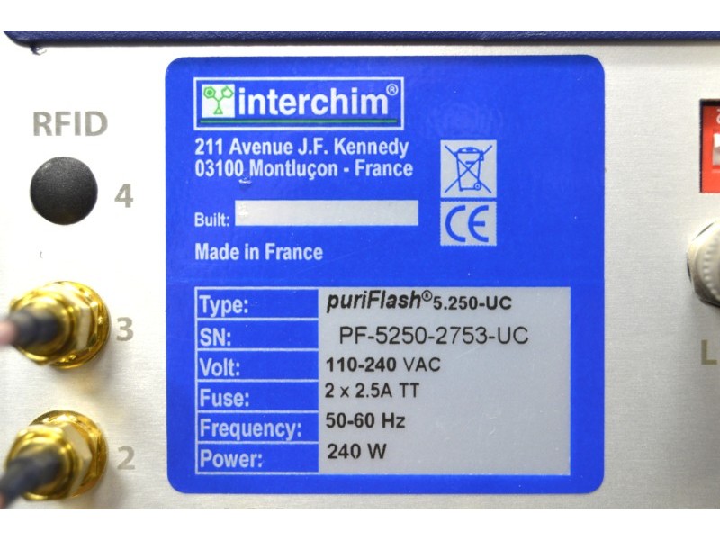 Advion Interchim PuriFlash 5.250 Preparative Flash Chromatography System