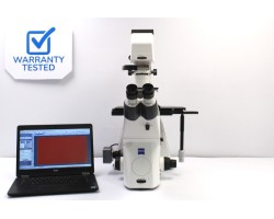Zeiss AXIO Observer.A1 Inverted Research Microscope, Phase Contrast & PlasDIC Configuration