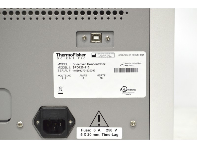 Thermo Savant SpeedVac SPD120 Vacuum Concentrator w/ RVT5105 Refrigerated Vapor Trap & Edwards RV8 Vacuum Pump