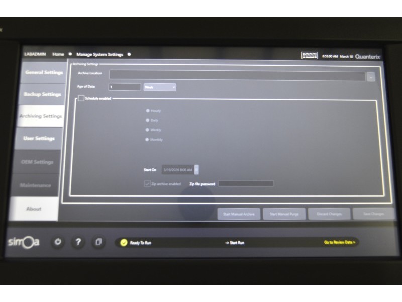 Quanterix SR-X Biomarker Detection System