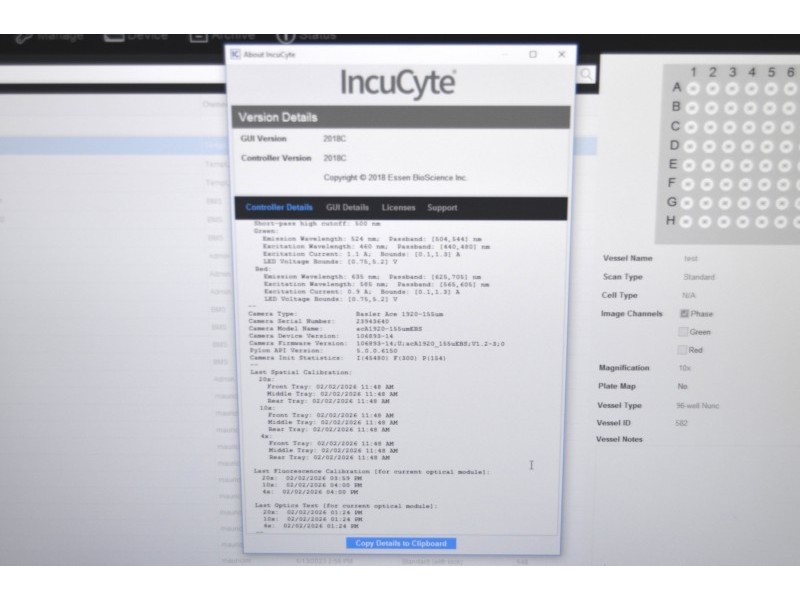 Sartorius Essen IncuCyte S3 Live-Cell Imaging and Analysis System w/ G/R Optical Module Unit 3