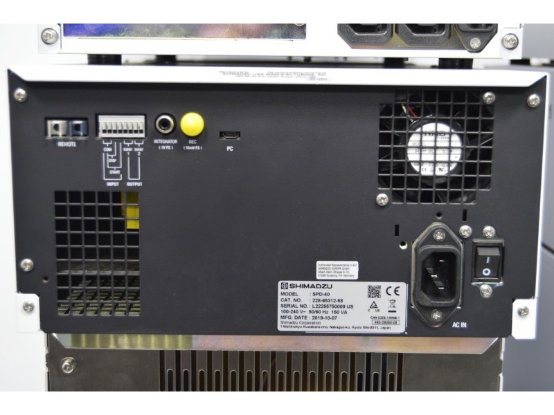 Shimadzu UHPLC System (Nexera Hybrid) with Dual LC‑20ADXR Pumps, X2 SIL-30AC and SPD‑40 UV-VIS Detector