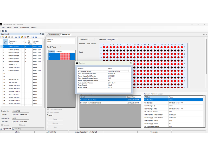 Lonza 384-well HT Nucleofector System