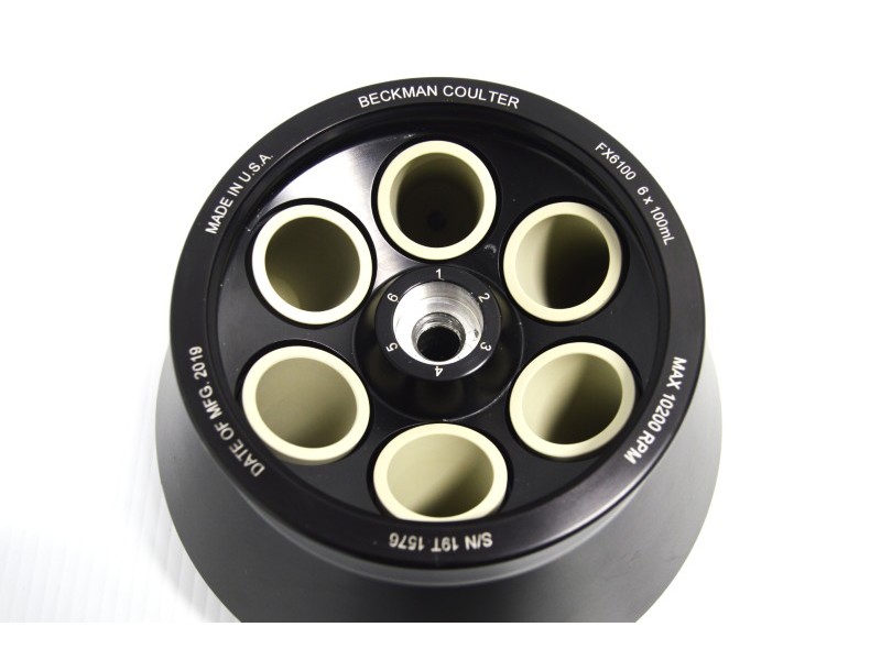 Beckman Coulter FX6100 Fixed-Angle Rotor 10,200rpm for Allegra X-12, X-14, X-15R Centrifuges