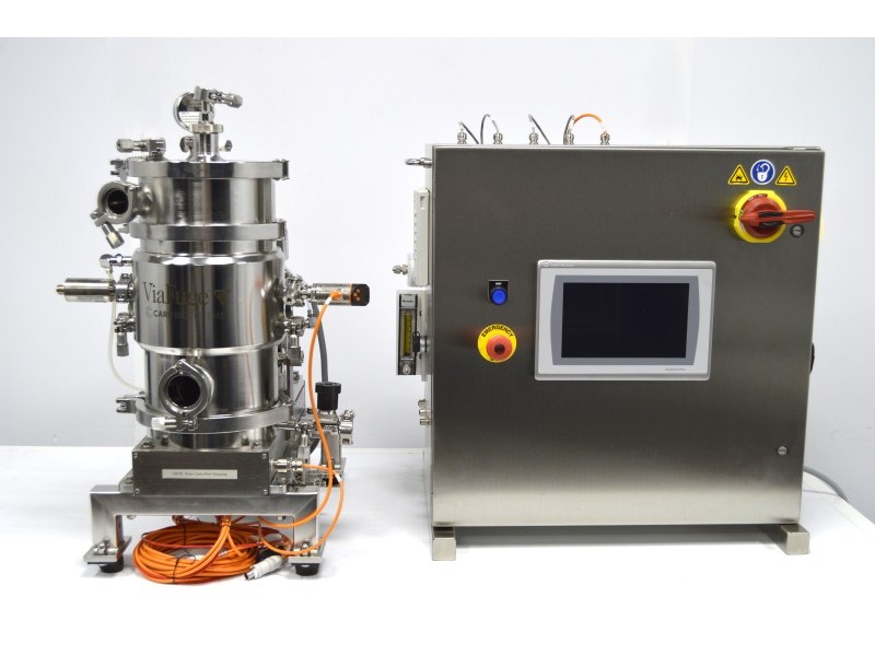CARR Biosystems ViaFuge Pilot Stainless Steel Centrifuge System w/ C6T34WK37A Washdown Motor & Vessel