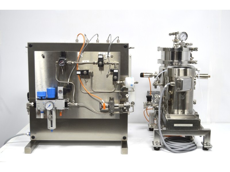 CARR Biosystems ViaFuge Pilot Stainless Steel Centrifuge System w/ C6T34WK37A Washdown Motor & Vessel