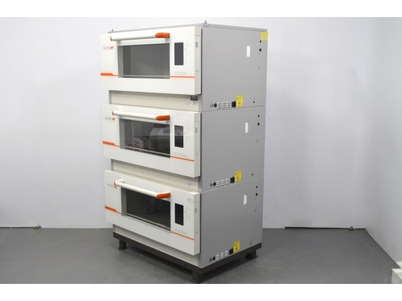 Infors HT Multitron Triple Stack Incubator Shaker White w/ Humidity & CO2 Control