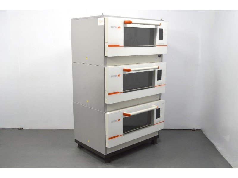 Infors HT Multitron Triple Stack Incubator Shaker White w/ Humidity & CO2 Control