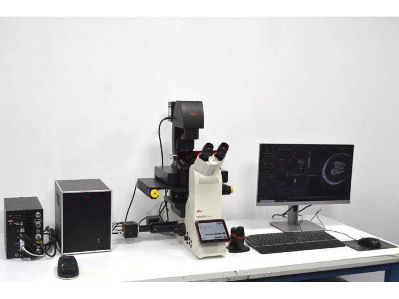 Leica DMi8 THUNDER Imager Motorized Inverted Fluorescence Microscope w/ Adaptive Focus Control Leica DMi8 THUNDER Imager Motorized Inverted Fluorescence Microscope w/ Adaptive Focus Control