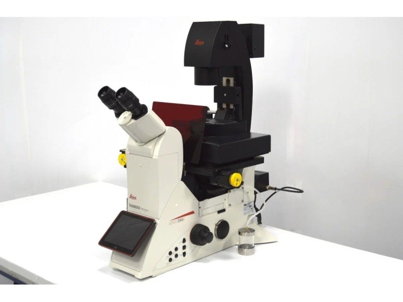 Leica DMi8 THUNDER Imager Motorized Inverted Fluorescence Microscope w/ Adaptive Focus Control Leica DMi8 THUNDER Imager Motorized Inverted Fluorescence Microscope w/ Adaptive Focus Control