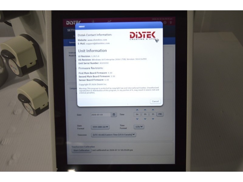 Distek BIOne 1250 Bioreactor System for Microbial Applications with N₂/Air Gas Control Unit 2