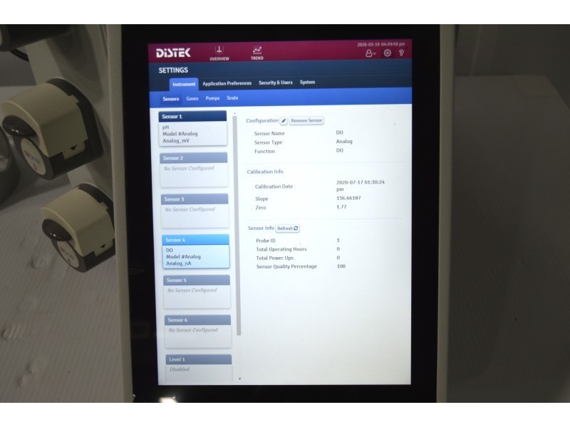Distek BIOne 1250 Bioreactor System for Microbial Applications with N₂/Air Gas Control Unit 2
