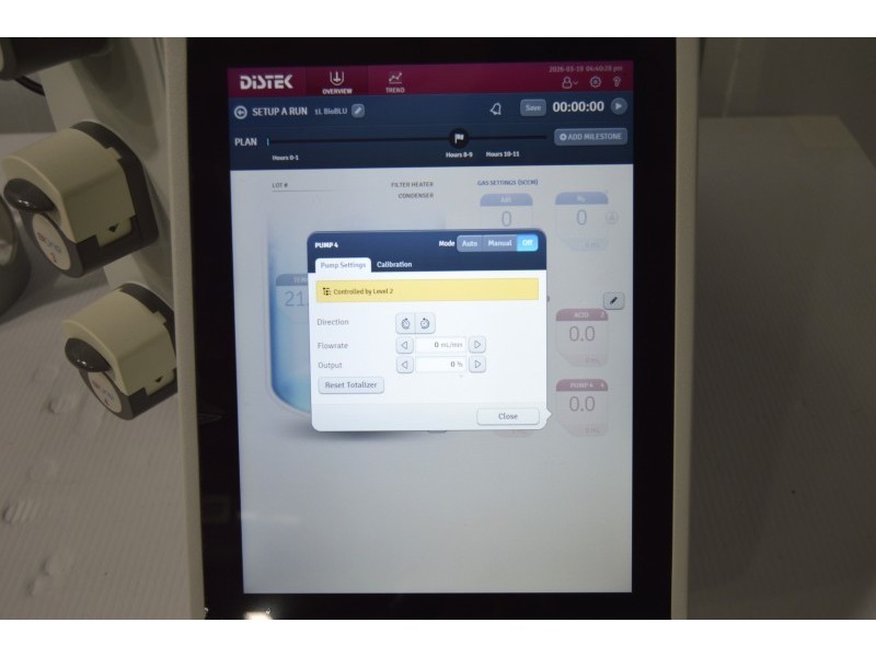 Distek BIOne 1250 Bioreactor System for Microbial Applications with N₂/Air Gas Control Unit 2