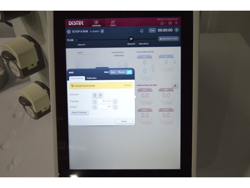 Distek BIOne 1250 Bioreactor System for Microbial Applications with N₂/Air Gas Control Unit 2