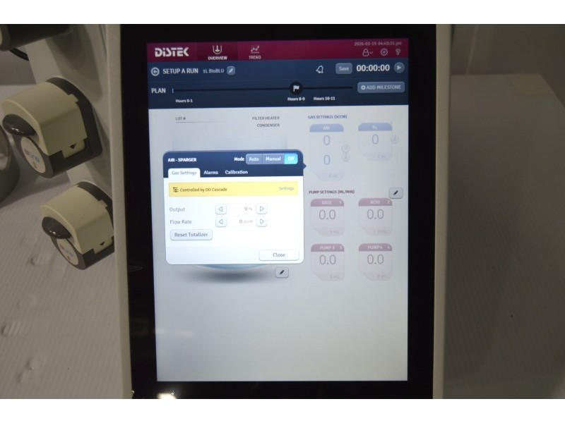 Distek BIOne 1250 Bioreactor System for Microbial Applications with N₂/Air Gas Control Unit 2