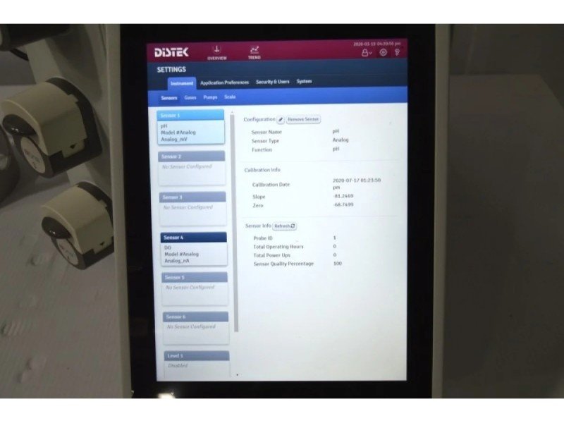 Distek BIOne 1250 Bioreactor System for Microbial Applications with N₂/Air Gas Control Distek BIOne 1250 Bioreactor System for Microbial Applications with N₂/Air Gas Control