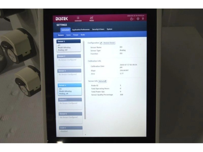 Distek BIOne 1250 Bioreactor System for Microbial Applications with N₂/Air Gas Control Distek BIOne 1250 Bioreactor System for Microbial Applications with N₂/Air Gas Control