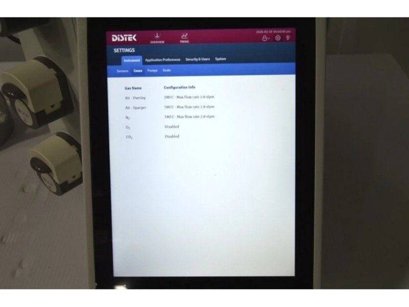 Distek BIOne 1250 Bioreactor System for Microbial Applications with N₂/Air Gas Control Distek BIOne 1250 Bioreactor System for Microbial Applications with N₂/Air Gas Control