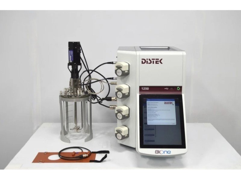 Distek BIOne 1250 Bioreactor System for Microbial Applications with N₂/Air Gas Control Distek BIOne 1250 Bioreactor System for Microbial Applications with N₂/Air Gas Control