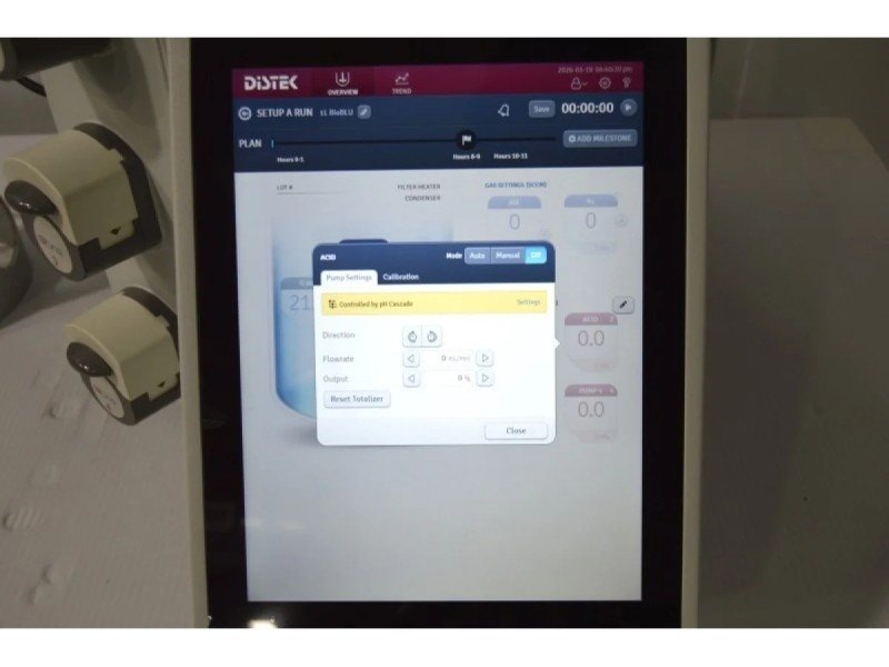 Distek BIOne 1250 Bioreactor System for Microbial Applications with N₂/Air Gas Control Distek BIOne 1250 Bioreactor System for Microbial Applications with N₂/Air Gas Control