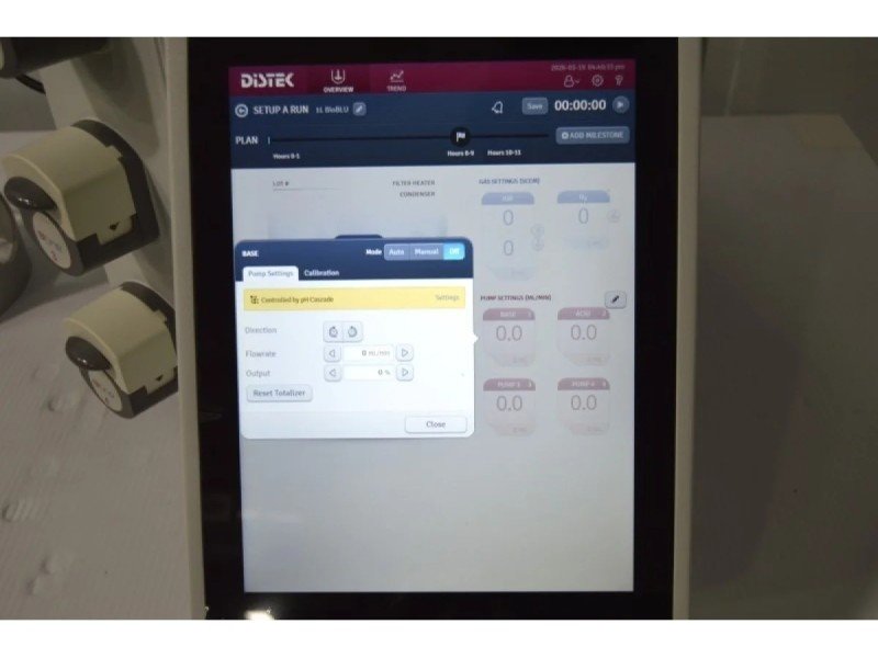 Distek BIOne 1250 Bioreactor System for Microbial Applications with N₂/Air Gas Control Distek BIOne 1250 Bioreactor System for Microbial Applications with N₂/Air Gas Control
