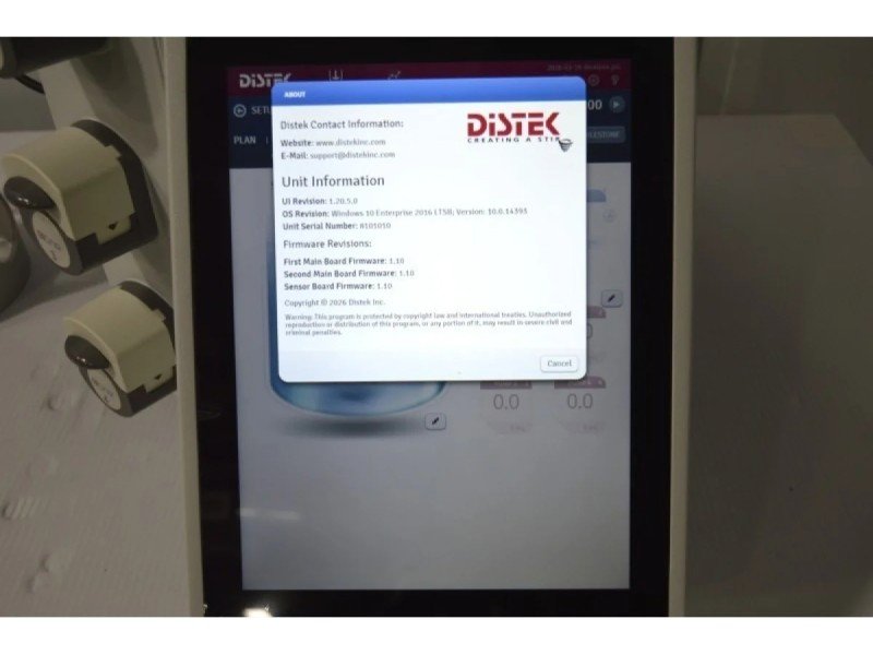Distek BIOne 1250 Bioreactor System for Microbial Applications with N₂/Air Gas Control Distek BIOne 1250 Bioreactor System for Microbial Applications with N₂/Air Gas Control