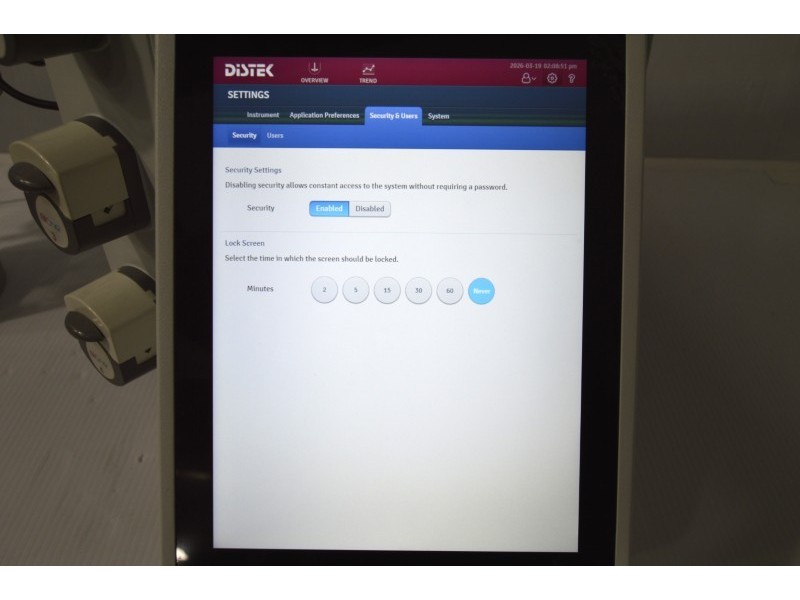 Distek BIOne 1250 Bioreactor System for Microbial Applications with N₂/Air Gas Control