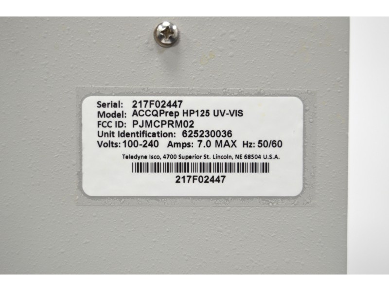 Teledyne ISCO ACCQPrep HP125 UV-VIS Premium Preparative LC System