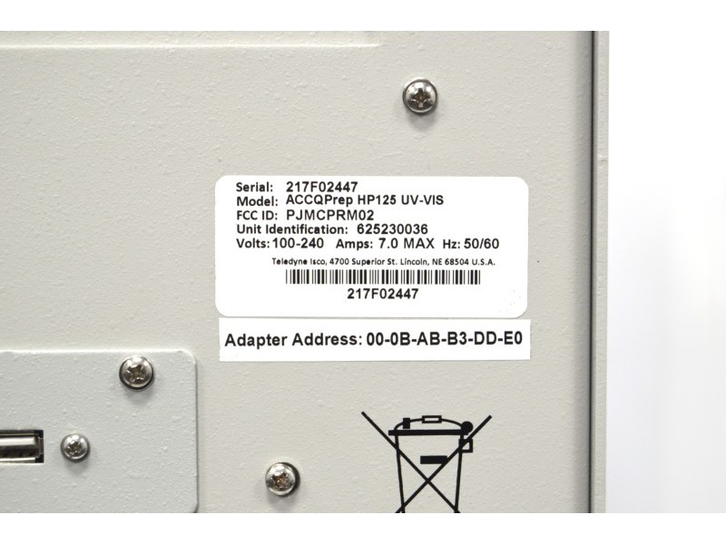 Teledyne ISCO ACCQPrep HP125 UV-VIS Premium Preparative LC System