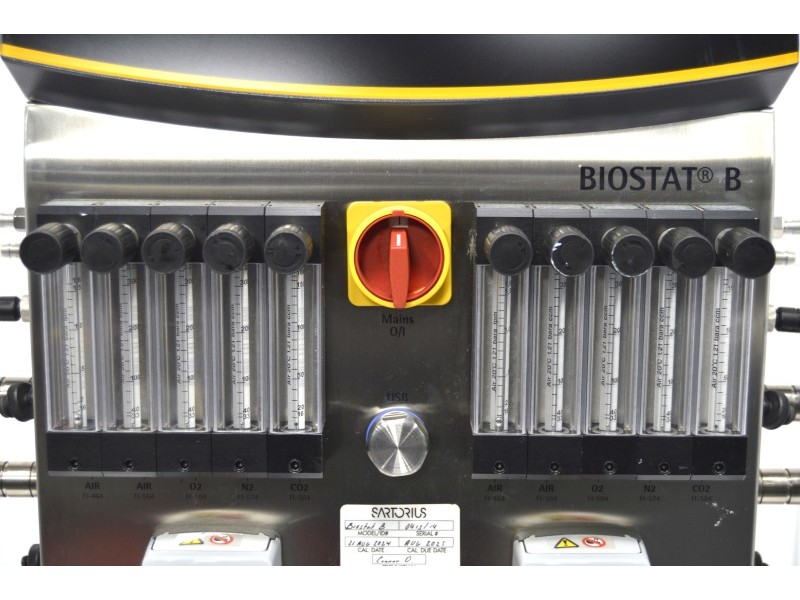 Sartorius Stedim Biostat B Twin Bioreactor for Cell Cultures with 2 Liter SW Autoclavable Vessels