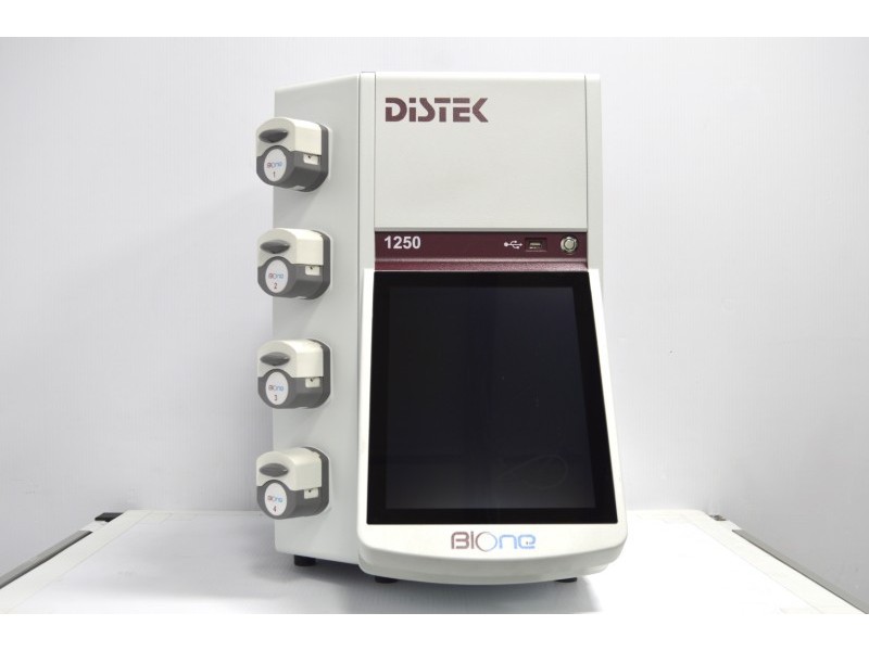 Distek BIOne 1250 Bioreactor System with 2L Autoclavable Cell Culture Vessel and O₂/CO₂/Air Gas Control