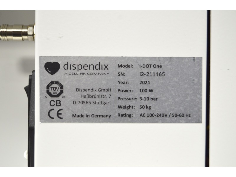 Dispendix I.DOT One DW Liquid Handler 12-Column Configuration