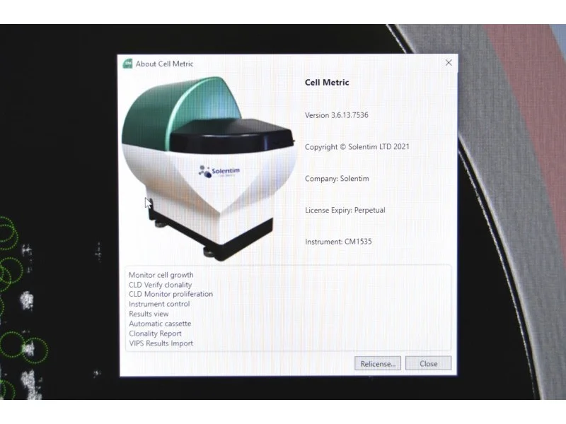 Advanced Instruments Solentim Cell Metric VIPS Single Cell Seeder w ...