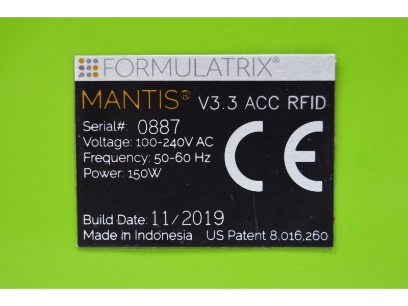 Formulatrix Mantis V3.3 ACC RFID Microfluidic Microplate Dispenser w/ LC3 Upgrade