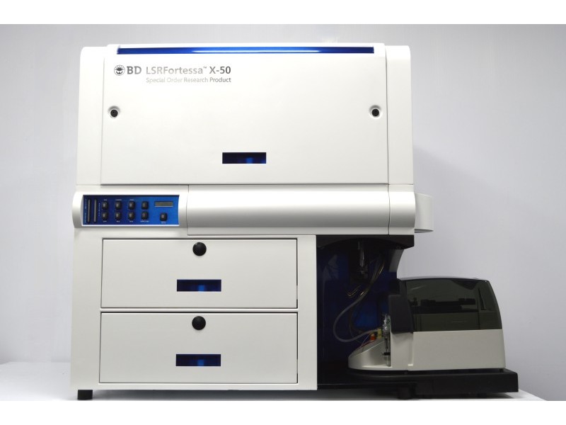 BD LSRFortessa A5 (X-50) Cell Analyzer Flow Cytometer (5)Lasers/(28)Colors/(30)Detectors w/ HTS Sampler & Supply System