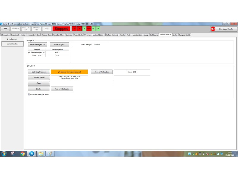 Sartorius Stedim Ambr 15 24‑Vessel Microbioreactor System for Fermentation w/ Analysis Module