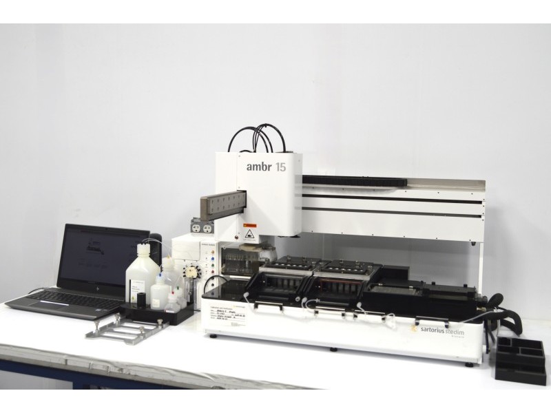 Sartorius Stedim Ambr 15 24‑Vessel Microbioreactor System for Fermentation w/ Analysis Module