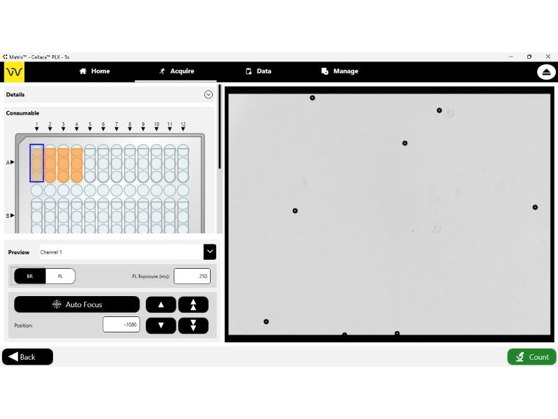 Revvity Nexcelom Cellaca PLX High Throughput Cell Counter Cytometer