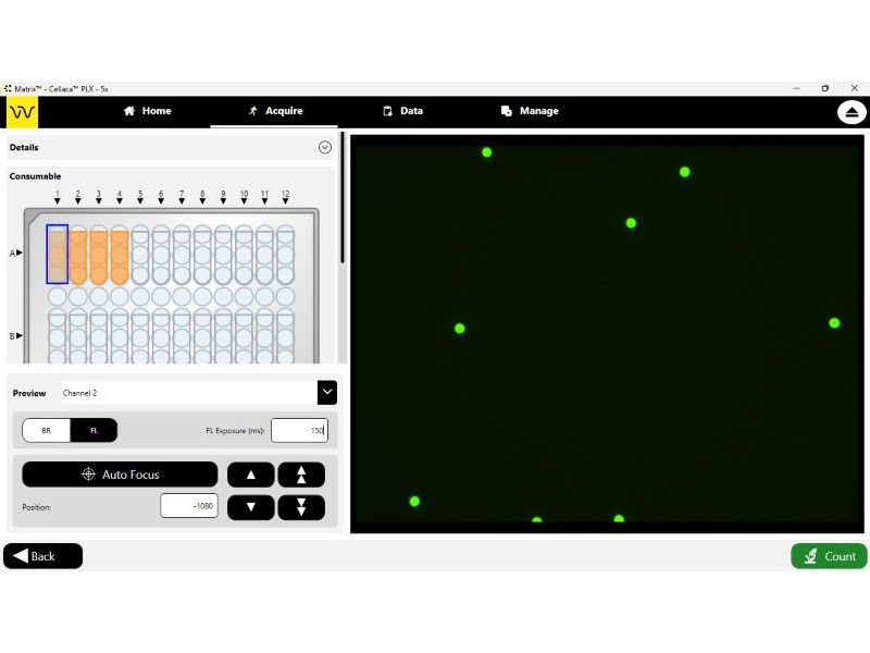 Revvity Nexcelom Cellaca PLX High Throughput Cell Counter Cytometer