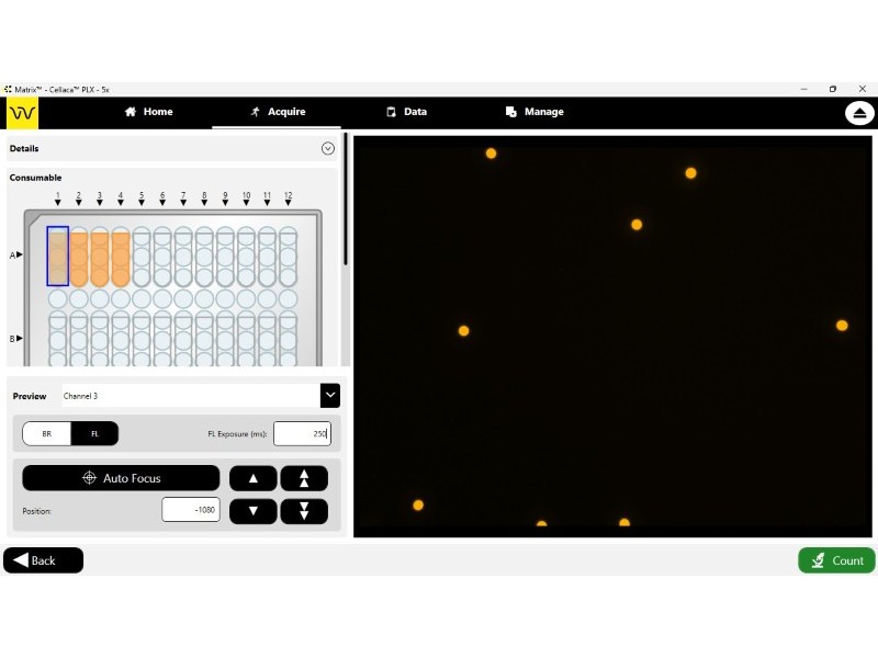 Revvity Nexcelom Cellaca PLX High Throughput Cell Counter Cytometer
