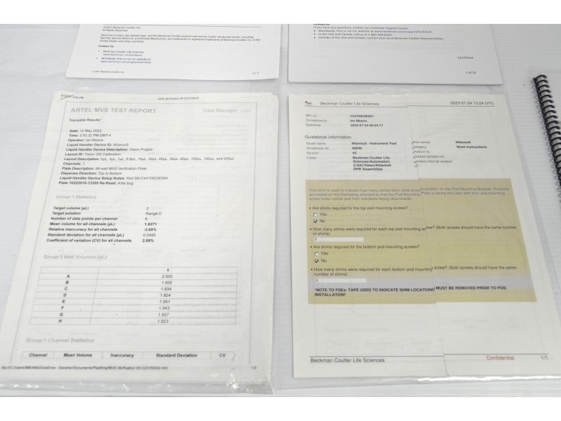 Beckman Biomek NGeniuS Next Generation Library Prep System Liquid Handler