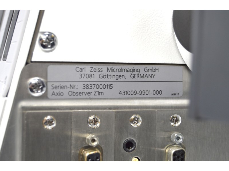 Zeiss AXIO Observer.Z1m Inverted Reflective Motorized Microscope for Metallography and Materials