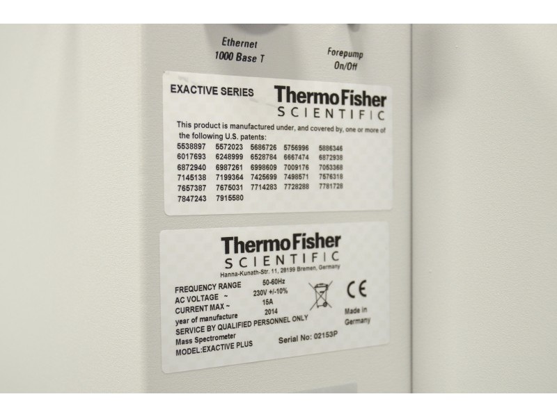 Thermo Scientific Exactive Plus EMR Orbitrap Mass Spectrometer