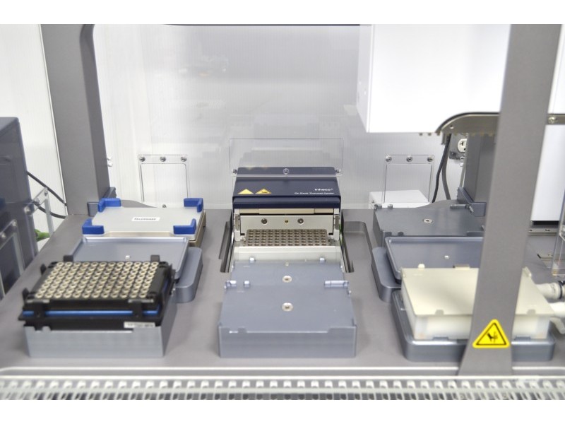 Agilent Bravo NGS Workstation Liquid Handler w/ BenchCel, Labware MiniHub, Multi TEC Control, Thermo Cube and Robot Disable Hub