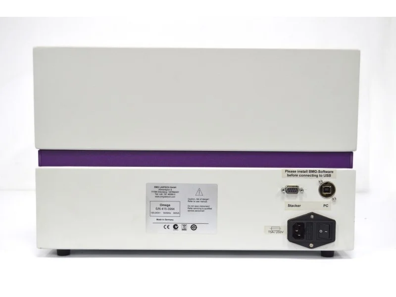 BMG Labtech FLUOstar Omega Microplate Reader with dual reagent injector